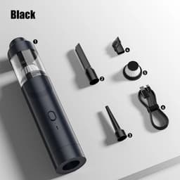 image-Cordless Car Vacuum Cleaner 5000PA Powerful Suction USB C Fast