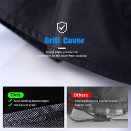 image-Waterproof BBQ Grill Cover Barbeque Cover Anti Dust