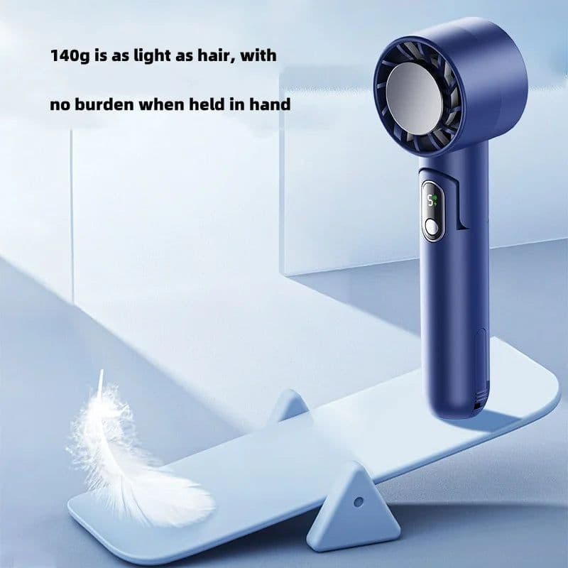 image-Refrigeration Handheld Fan Portable Power Bank Desktop Can Be