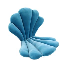 image-Luxurious Velvet Seal Shell Chair Cushion Rose Seat Pillow