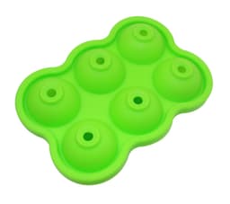 image-Large Ice Cube Maker Silicone Mold 6 Cell Ice Ball