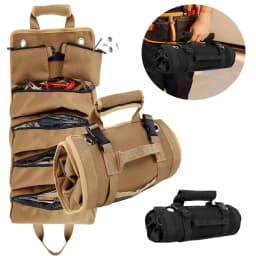 image-Multi-Purpose Tool Bag Roll Up Tool Bag Oxford Cloth Heavy Duty Tool