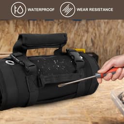 image-Multi-Purpose Tool Bag Roll Up Tool Bag Oxford Cloth Heavy Duty Tool