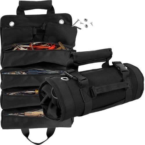 image-Multi-Purpose Tool Bag Roll Up Tool Bag Oxford Cloth Heavy Duty Tool
