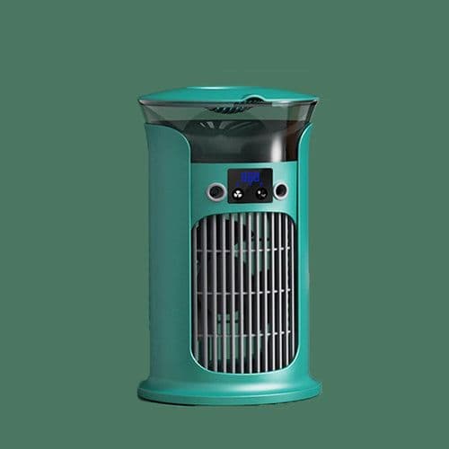 image-Portable Rechargeable Quiet Cool Air Fan with Humidifier Desktop Air