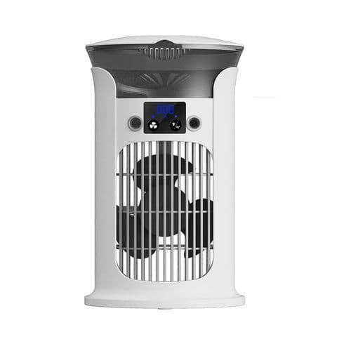 image-Portable Rechargeable Quiet Cool Air Fan with Humidifier Desktop Air