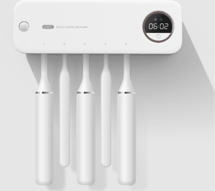 image-UV Toothbrush Holder Sterilizer Rechargeable Tooth Brush