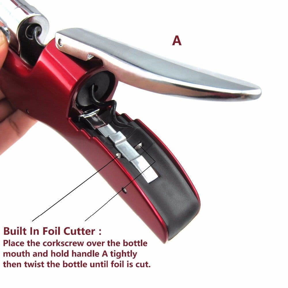 image-Professional Zinc Alloy Power Wine Opener Bottle Corkscrew