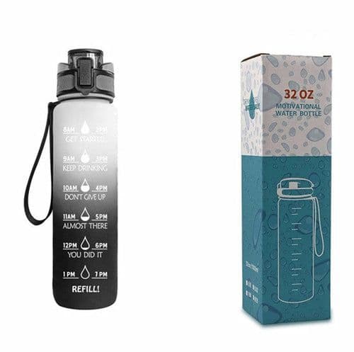 image-1L Tritan Water Bottle With Time Marker Bounce Cover