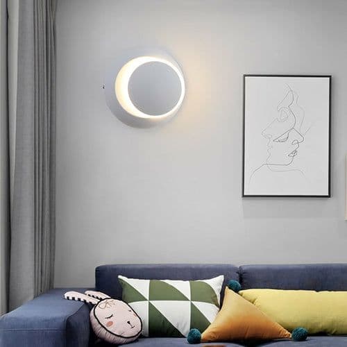 image-360 Degree Rotate Light Beam Adjustable Wall Lamp