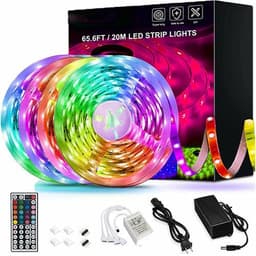 image-LED Strip Lights Lamp 5050 RGB Flexible Tape Diode