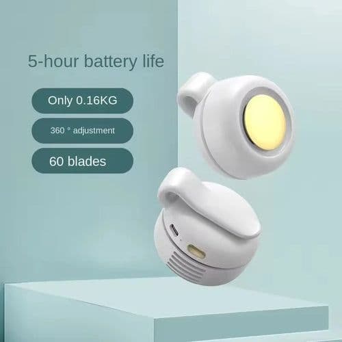 image-Small Whirlwind Fan Portable Mini Clip Fan Handheld Cute Sports
