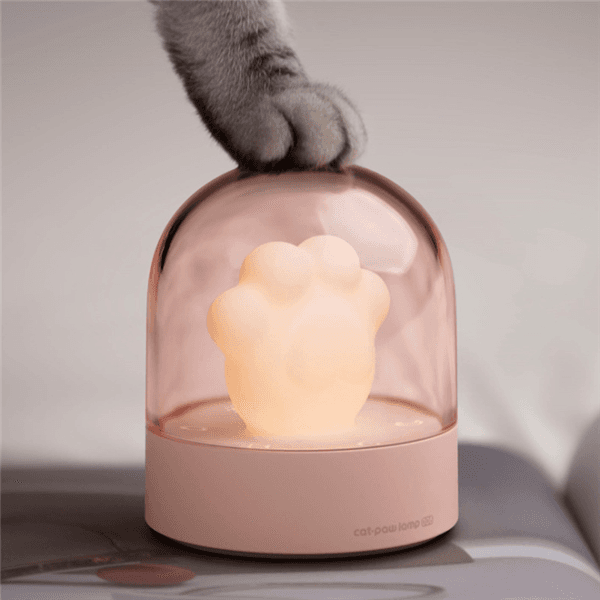 image-Exquisite Night Light Cat Paw Light USB Charging Music Box