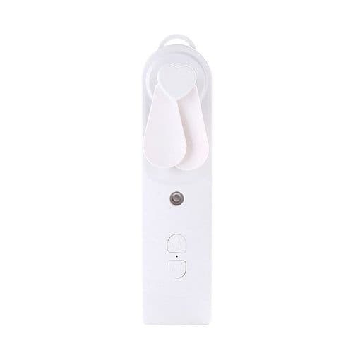 image-USB Rechargeable 2 In 1 Mini Fan Steamer Facial Humidifier Mister