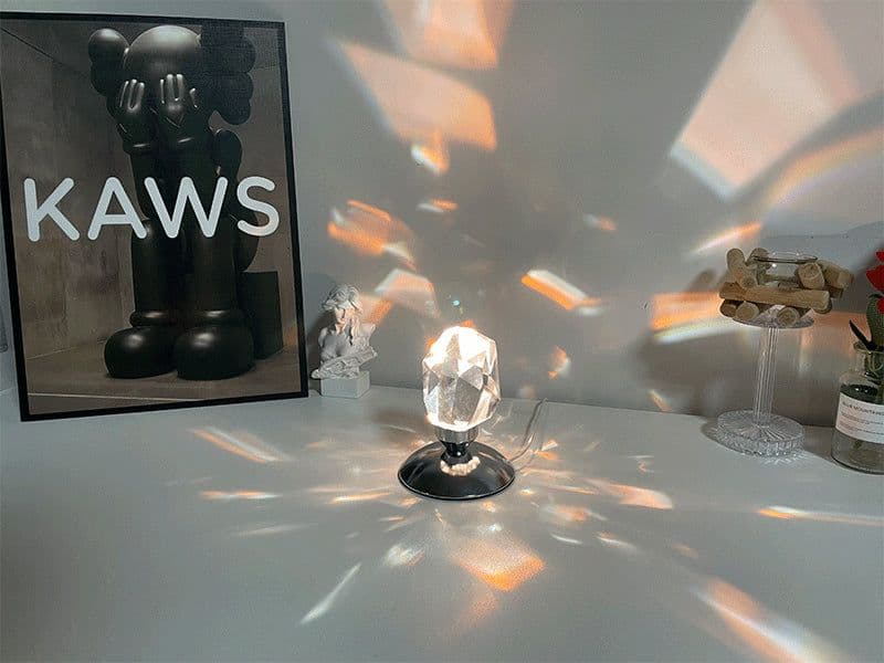 image-Led Crystal Night Light With Remote Control