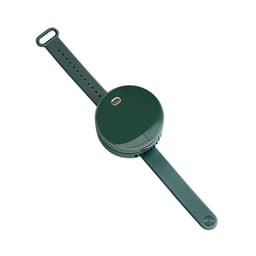image-Portable Wrist Fan Mirror Leafless USB Rechargeable 3 Speed