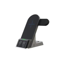 image-Creative Multifunctional Wireless Charging With Alarm Clock