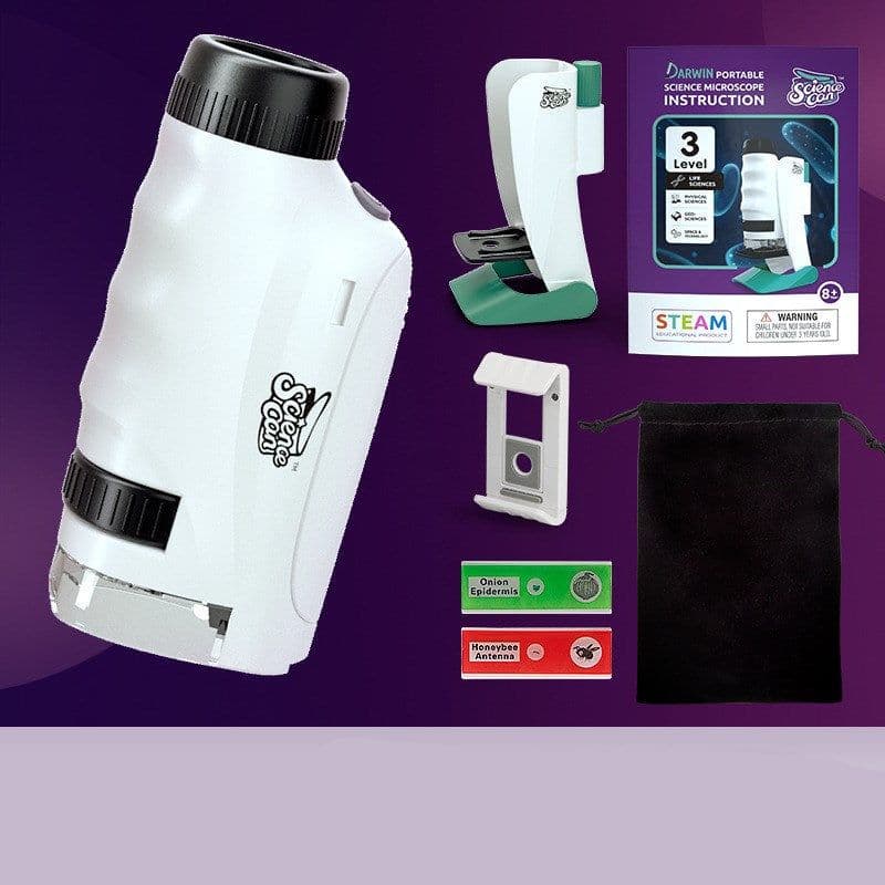 image-Children's Toy Portable Mini Microscope