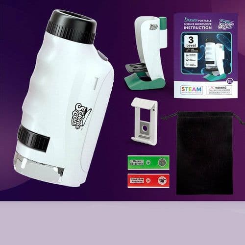 image-Children's Toy Portable Mini Microscope