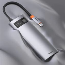 image-5 In 1 Multifunctional Type C HUB Docking Station Gray