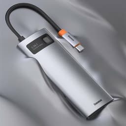 image-5 In 1 Multifunctional Type C HUB Docking Station Gray