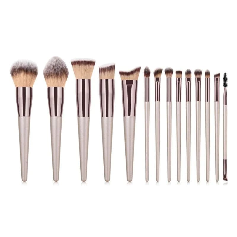 image-14pcs Fashionable Brushes Contour Blush Makeup Professional Foundation