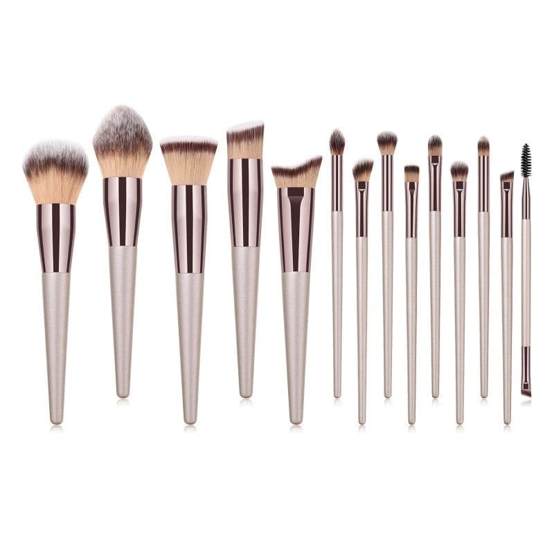 image-14pcs Fashionable Brushes Contour Blush Makeup Professional Foundation
