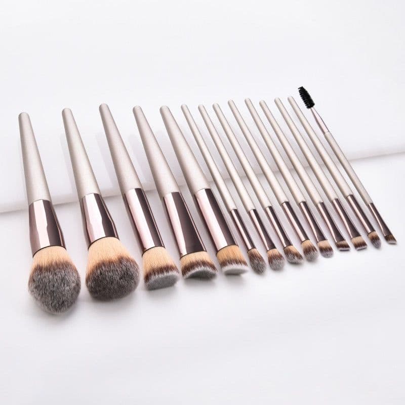 image-14pcs Fashionable Brushes Contour Blush Makeup Professional Foundation