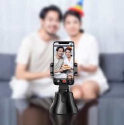 image-Auto Smart Shooting Selfie Stick 360° Object Tracking Holder