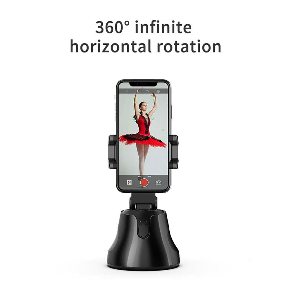 image-Auto Smart Shooting Selfie Stick 360° Object Tracking Holder