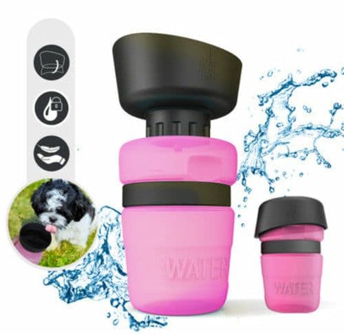 image-Pet Outdoor Foldable Bottle Dog Travel Water Bottle