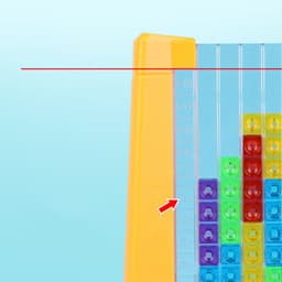 image-Tetris Game Colorful 3D Puzzle Tangram Math Toys