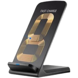 image-Fast Charging Vertical Wireless Charger Phone Desktop Stand