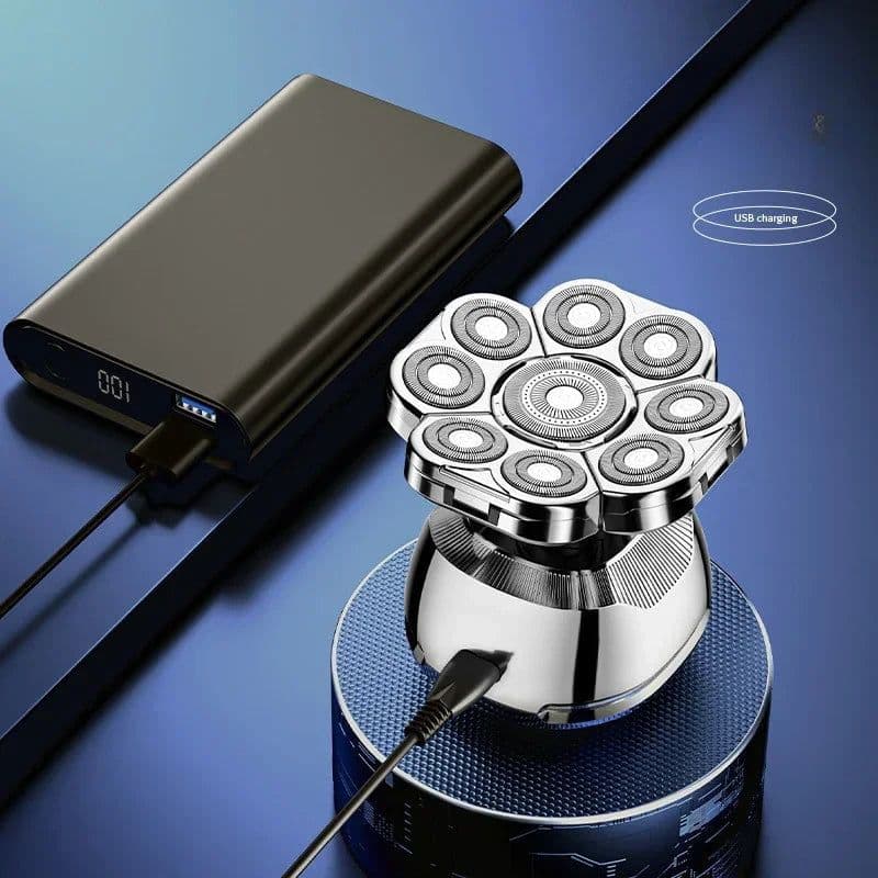image-Full Body Wash 9D Electric Shaver Men's Multi-function Razor Hair