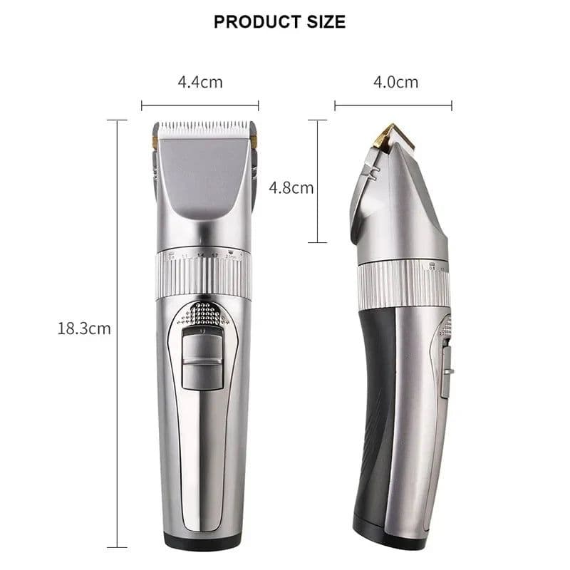 image-Professional Barber Hair Clipper Electric Shave Razor Finish Cutting