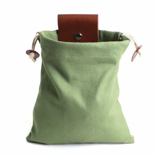 image-Hiking Portable Folding Waist Bag Camping Berry Storage Bag