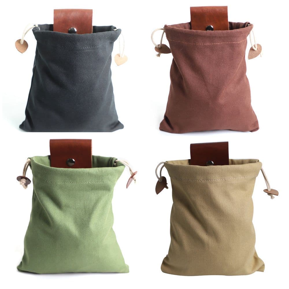 image-Hiking Portable Folding Waist Bag Camping Berry Storage Bag