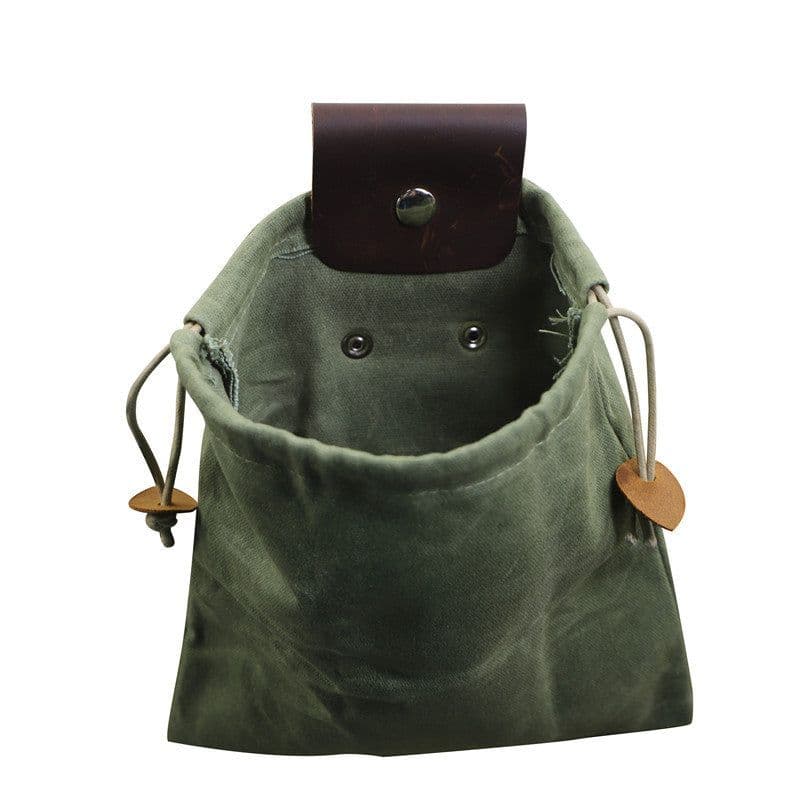 image-Hiking Portable Folding Waist Bag Camping Berry Storage Bag