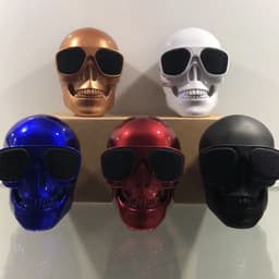image-Wireless Bluetooth Speaker Cartoon Bone Ghost Head