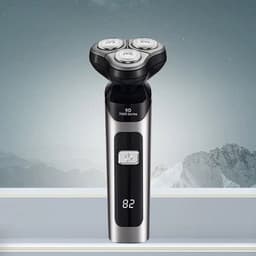 image-Electric Shavers for Men Portable Power Display 3D Floating Blade Full