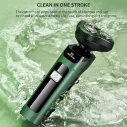 image-Electric Shavers for Men Portable Power Display 3D Floating Blade Full