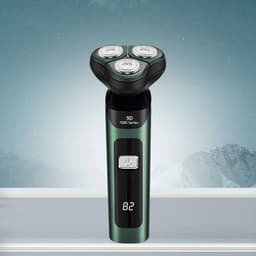 image-Electric Shavers for Men Portable Power Display 3D Floating Blade Full