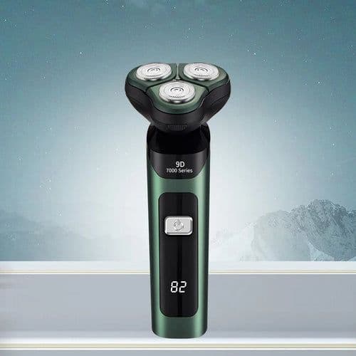image-Electric Shavers for Men Portable Power Display 3D Floating Blade Full