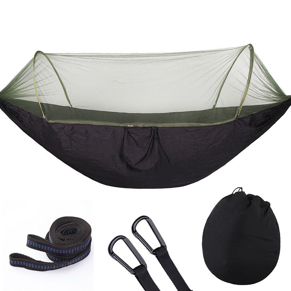 image-Fully Automatic Quick Opening Hammock With Mosquito Net