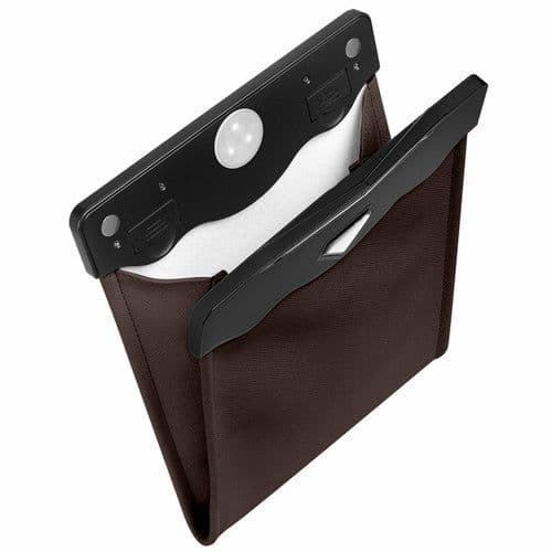 image-LED Car Trash Can Organizer Garbage Holder