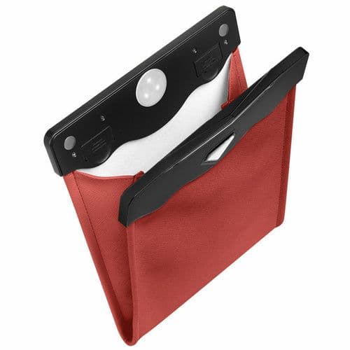 image-LED Car Trash Can Organizer Garbage Holder
