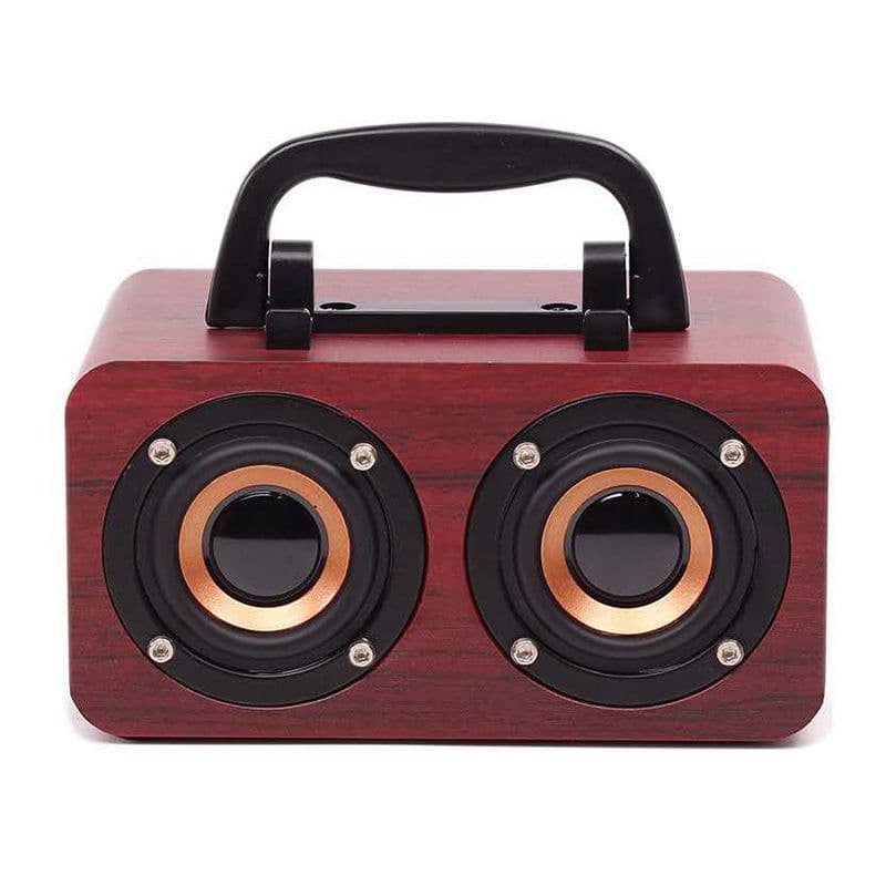 image-Wooden Wireless Bluetooth Speaker Portable Outdoor
