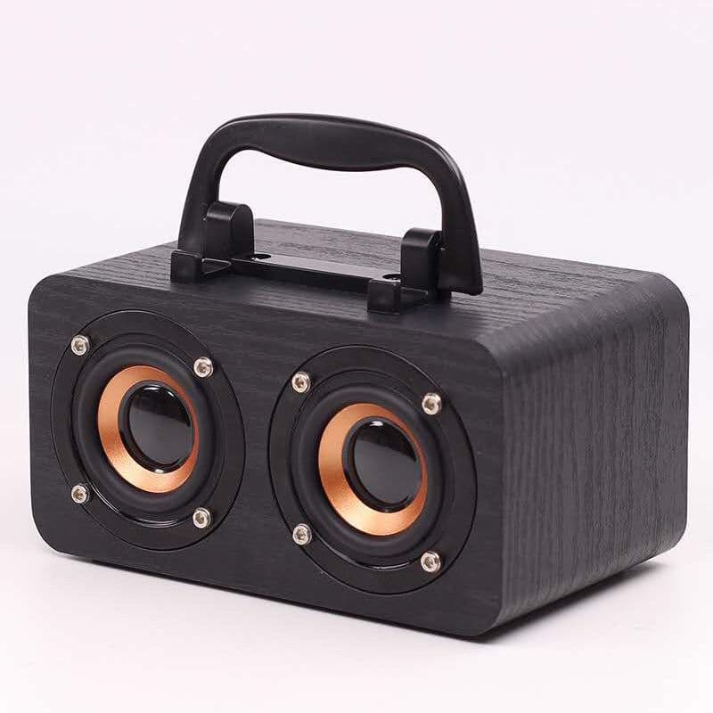 image-Wooden Wireless Bluetooth Speaker Portable Outdoor