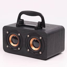 image-Wooden Wireless Bluetooth Speaker Portable Outdoor