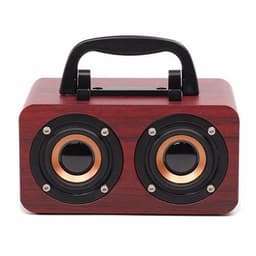 image-Wooden Wireless Bluetooth Speaker Portable Outdoor